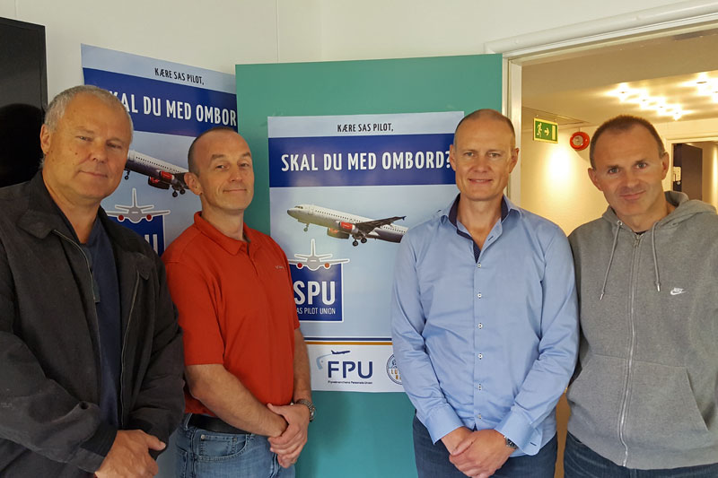 SAS-piloterne på vej ind i FPU