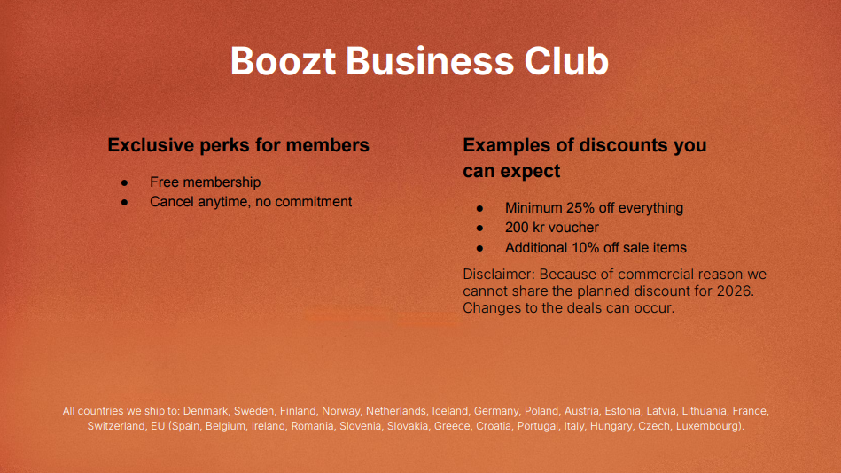 Boozt Business Club